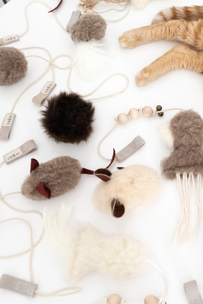 Natural Woolen Cat Toy: Fish - MellowConceptStore
