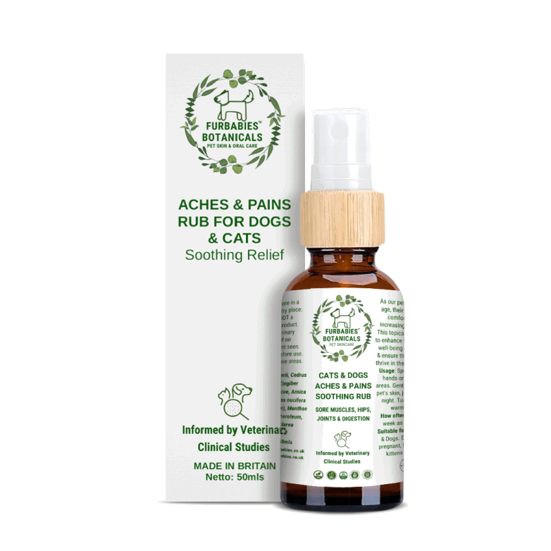 MUSCULAR & JOINT ACHES & PAINS RUB FOR CATS & DOGS (50ml) - FurBabies™ Botanicals | Pet Skin Barrier Repair - MUSCULAR & JOINT ACHES & PAINS RUB FOR CATS & DOGS (50ml) - VETERINARY RESEARCH INFORMED PET SKIN & ORAL CARE
