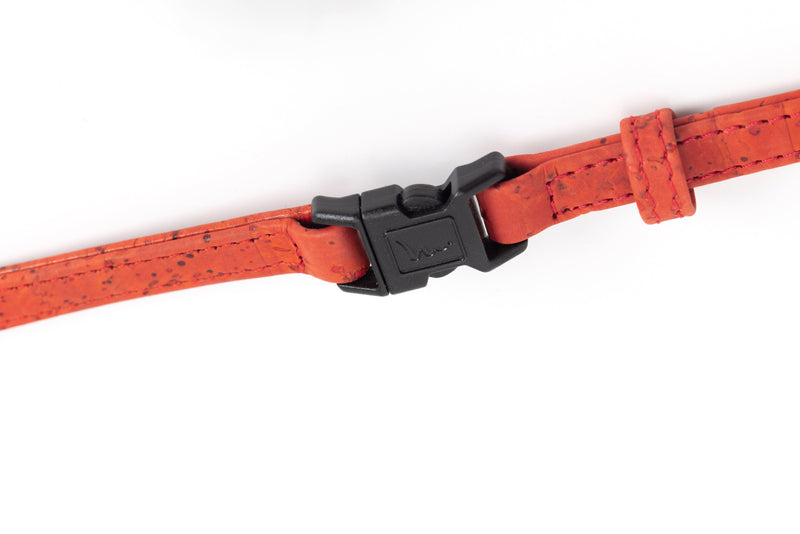 Red Cork Cat Collar