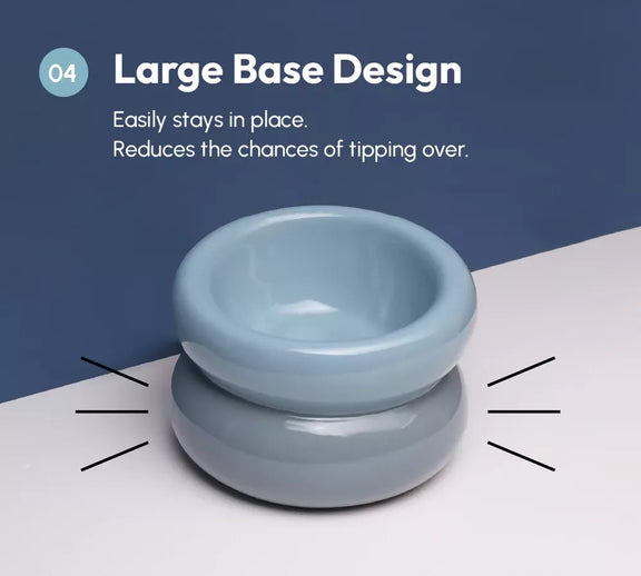 Soufflé Pet Bowl Frozen Blue 13