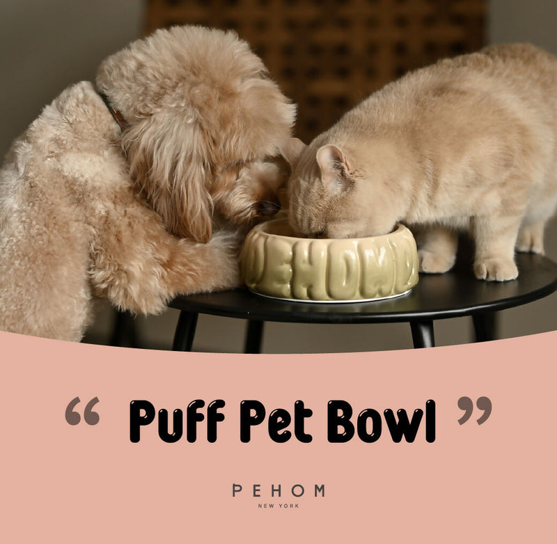 Puff Pet Bowl - Gradient Caramel