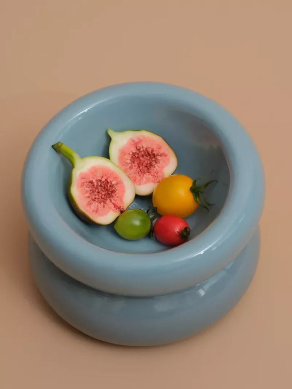 Soufflé Pet Bowl Frozen Blue 7