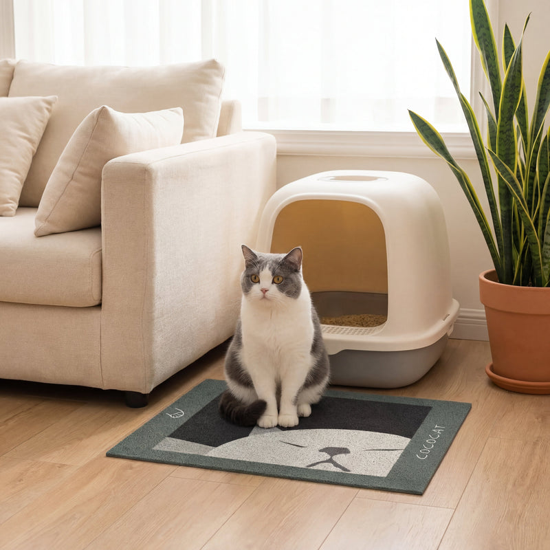 Cococat Coil Cat Litter Mat – Minimize Litter Tracking & Keep Floors Clean