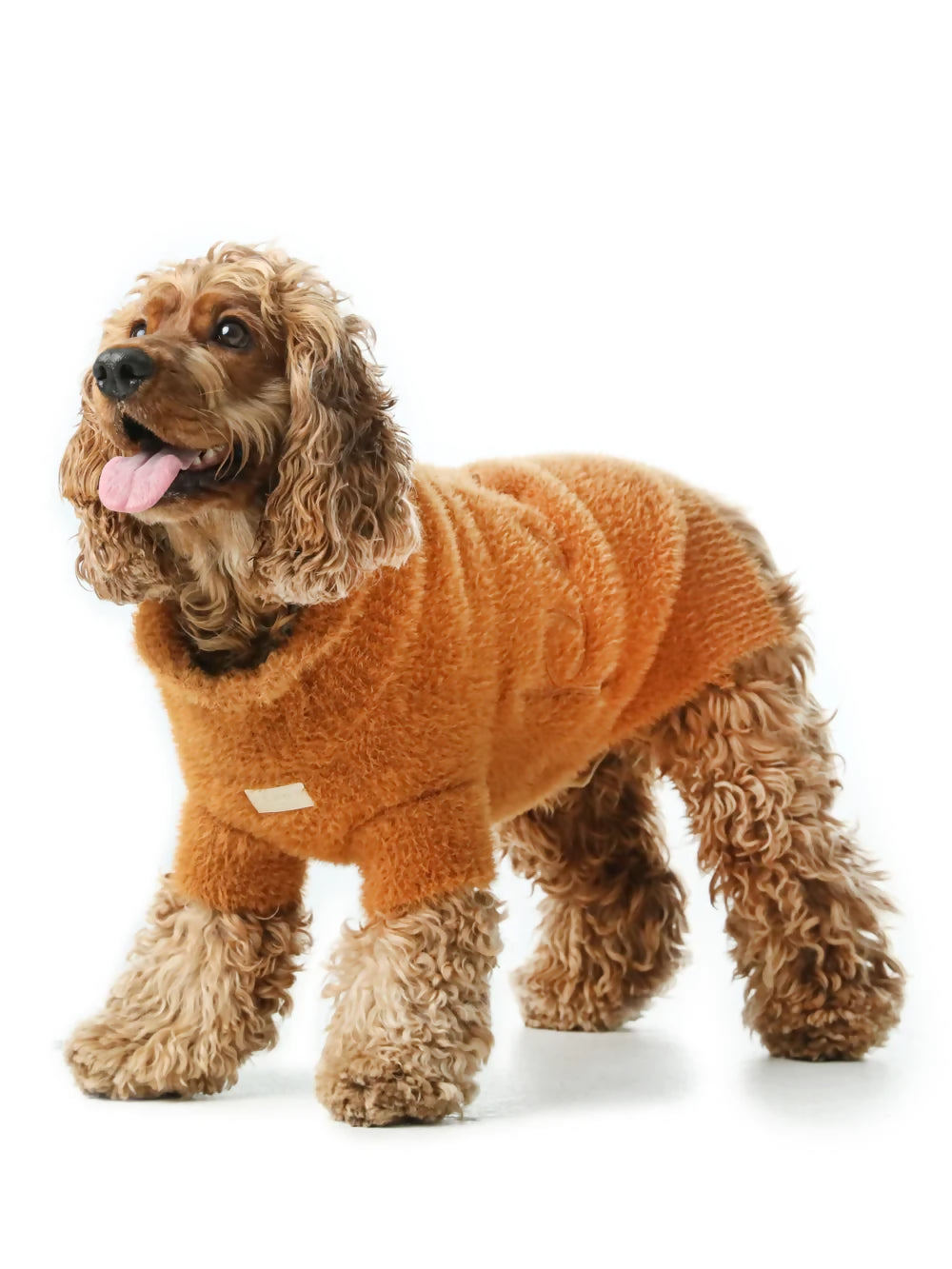 Eskimo Fuzzy Sweater Orange Main