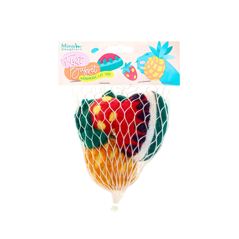 Fruit Basket  - Felt Cat Toy