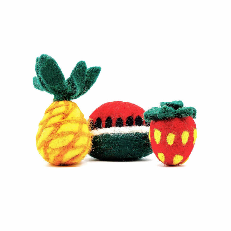 Fruit Basket  - Felt Cat Toy