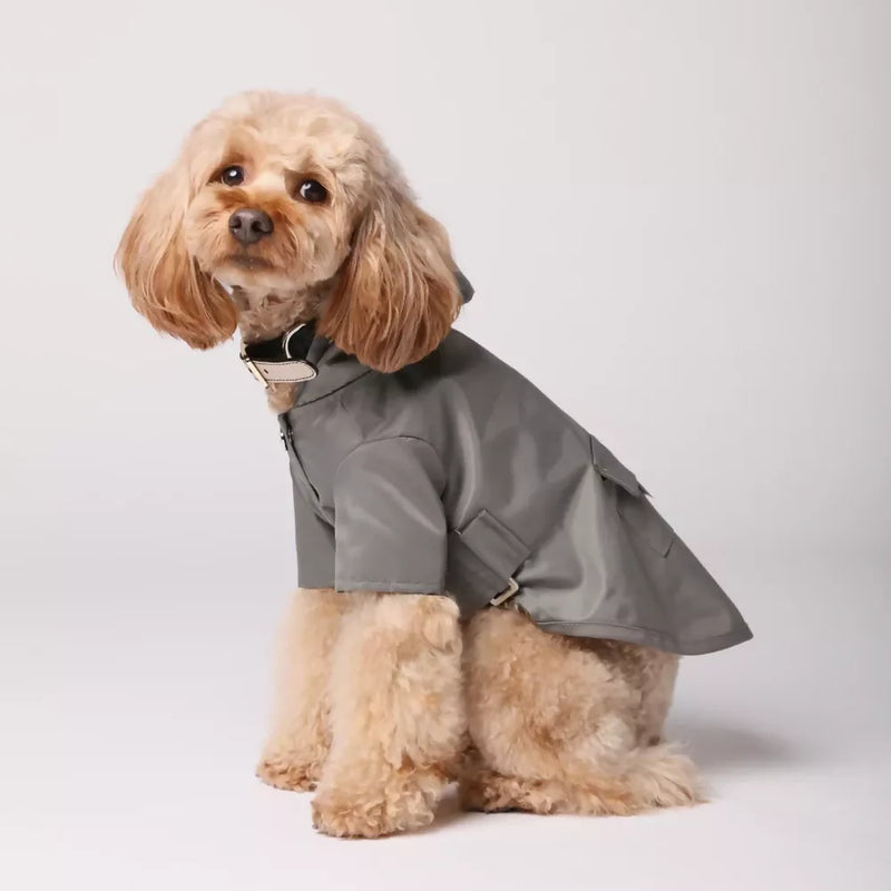 Bowery Raincoat Grey Side