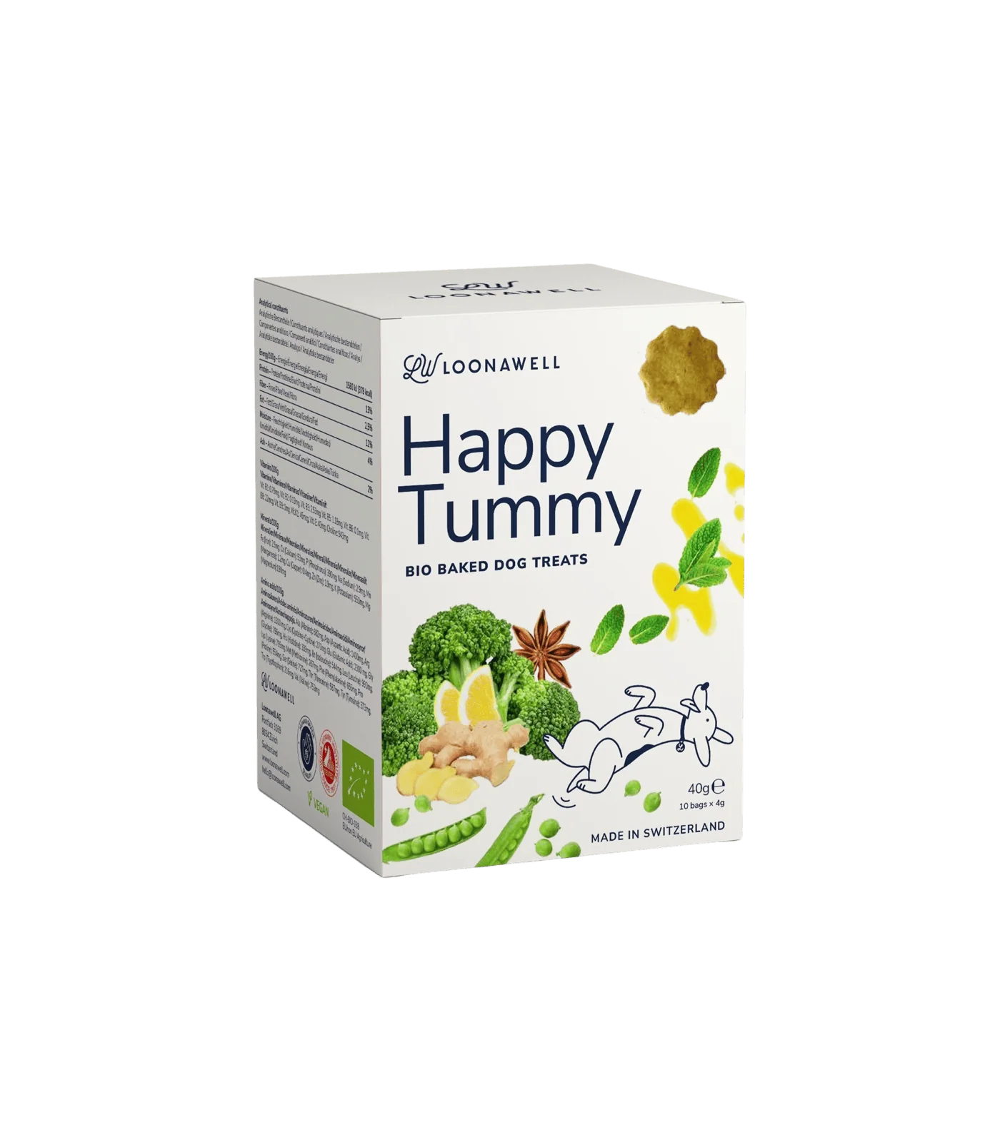 Happy Tummy Dog Treats | Organic Baked Treats for Sensitive Stomachs