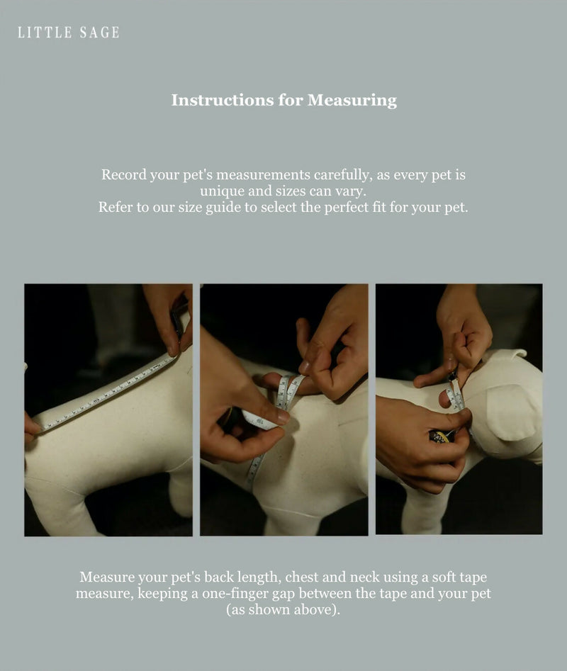 Instructions for Measuring