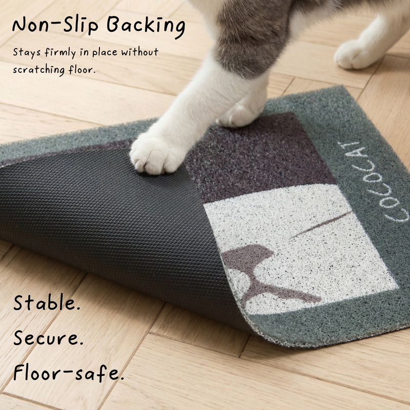Cococat Coil Cat Litter Mat – Minimize Litter Tracking & Keep Floors Clean