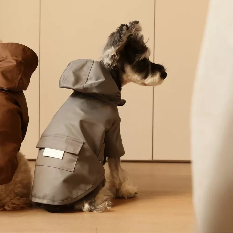 Bowery Raincoat Grey Look3