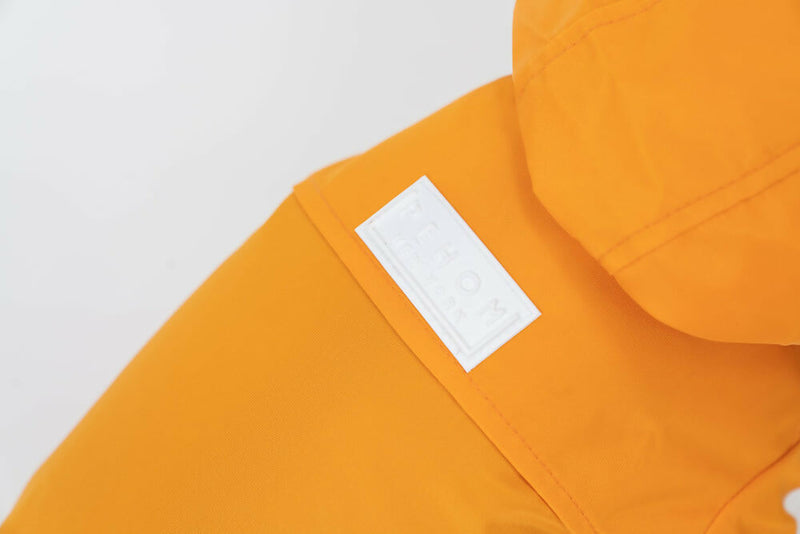 Tribeca Adjustable Velcro Raincoat - Egg Yolk Logo