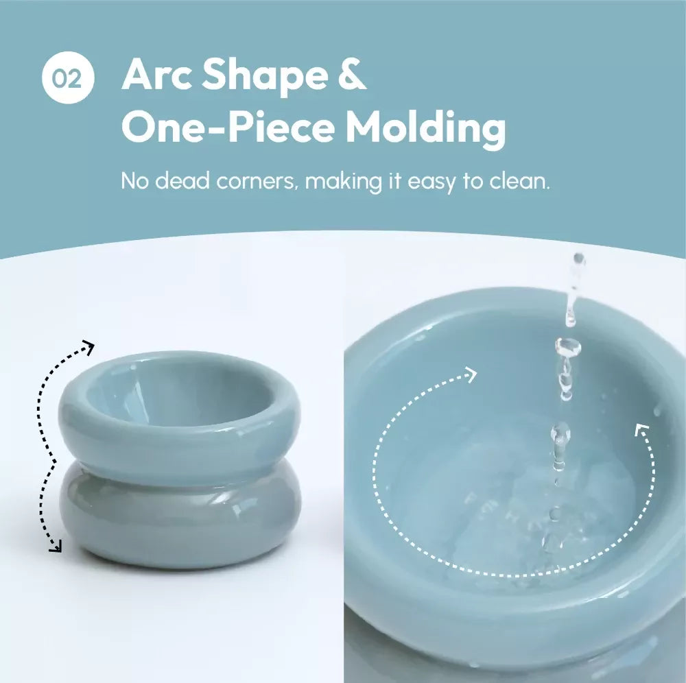 Soufflé Pet Bowl Frozen Blue 11