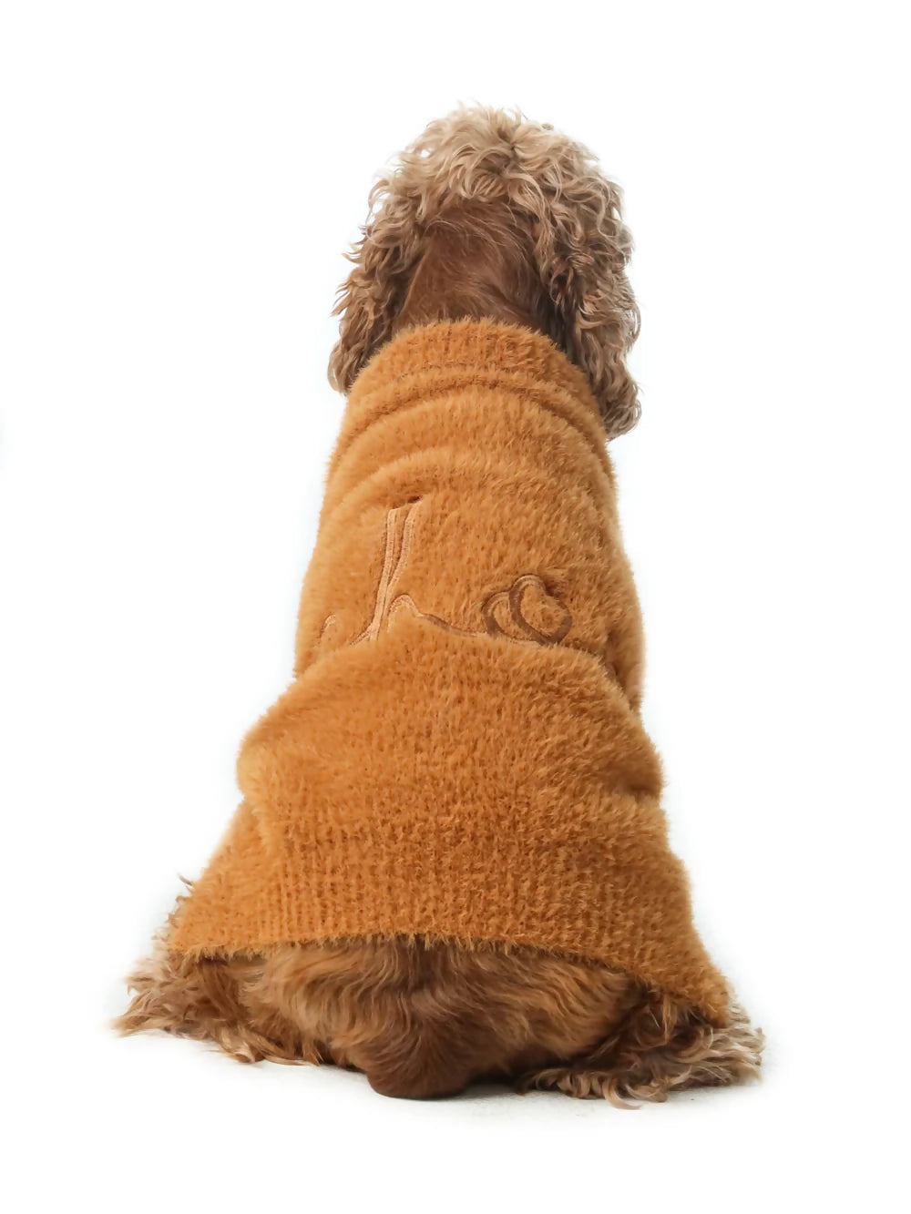 Eskimo Fuzzy Sweater Orange Back