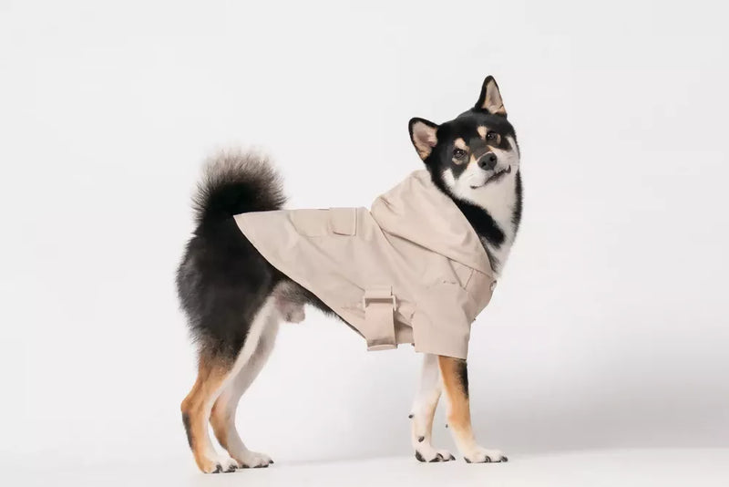 Bowery Raincoat Beige Side 3