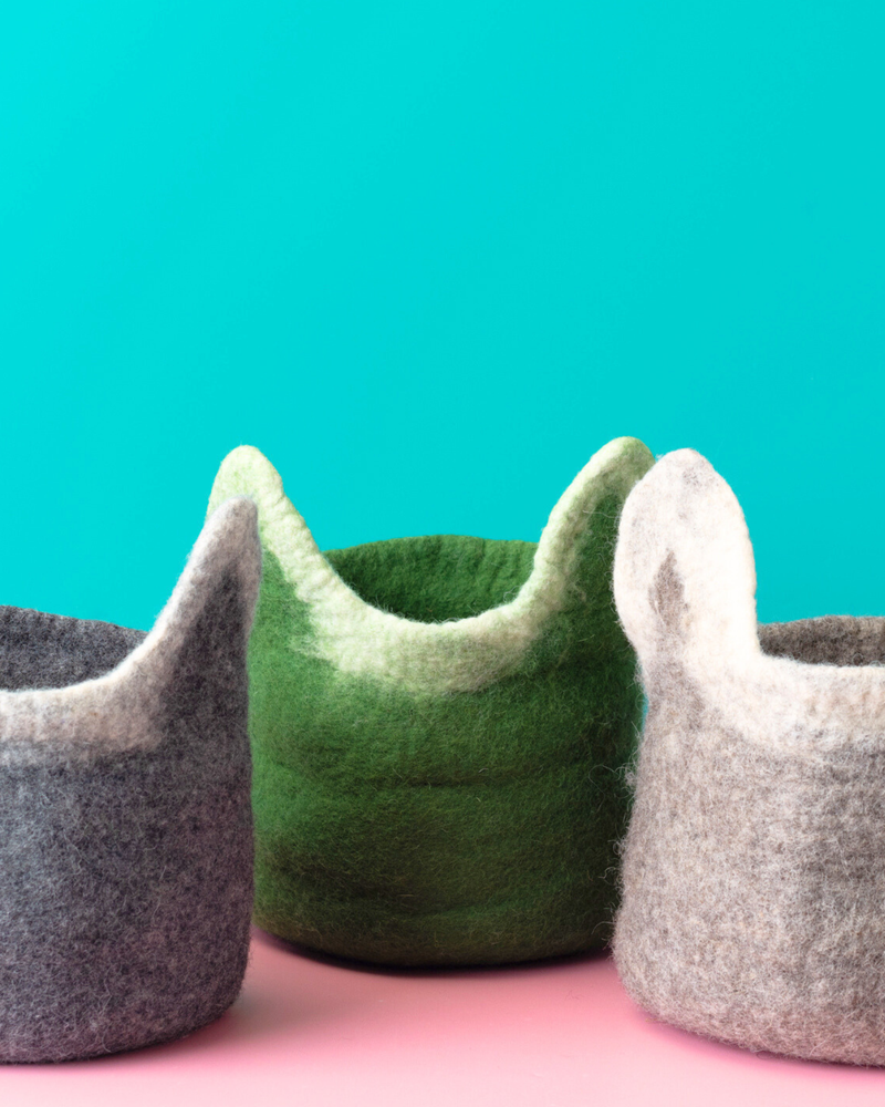 Charcoal Cat Toy Storage