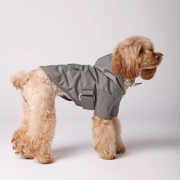 Bowery Raincoat Grey Side 2