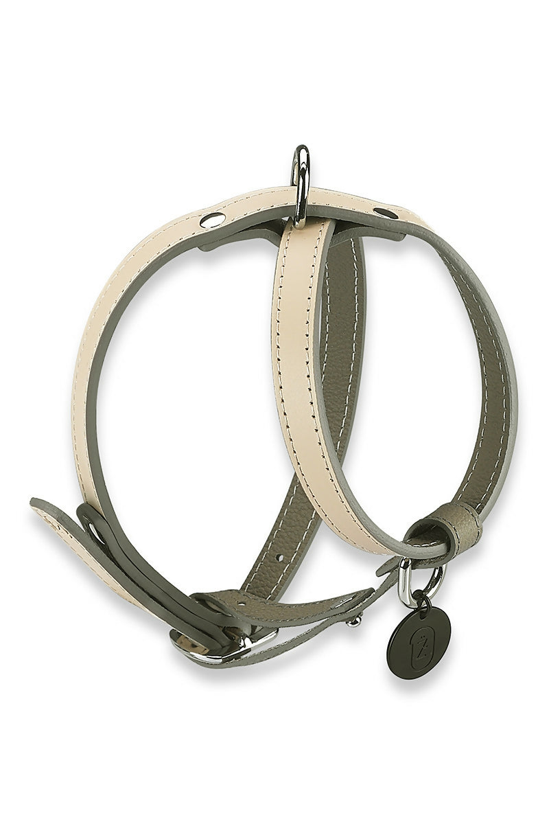 Leather Dog Cross Harness
