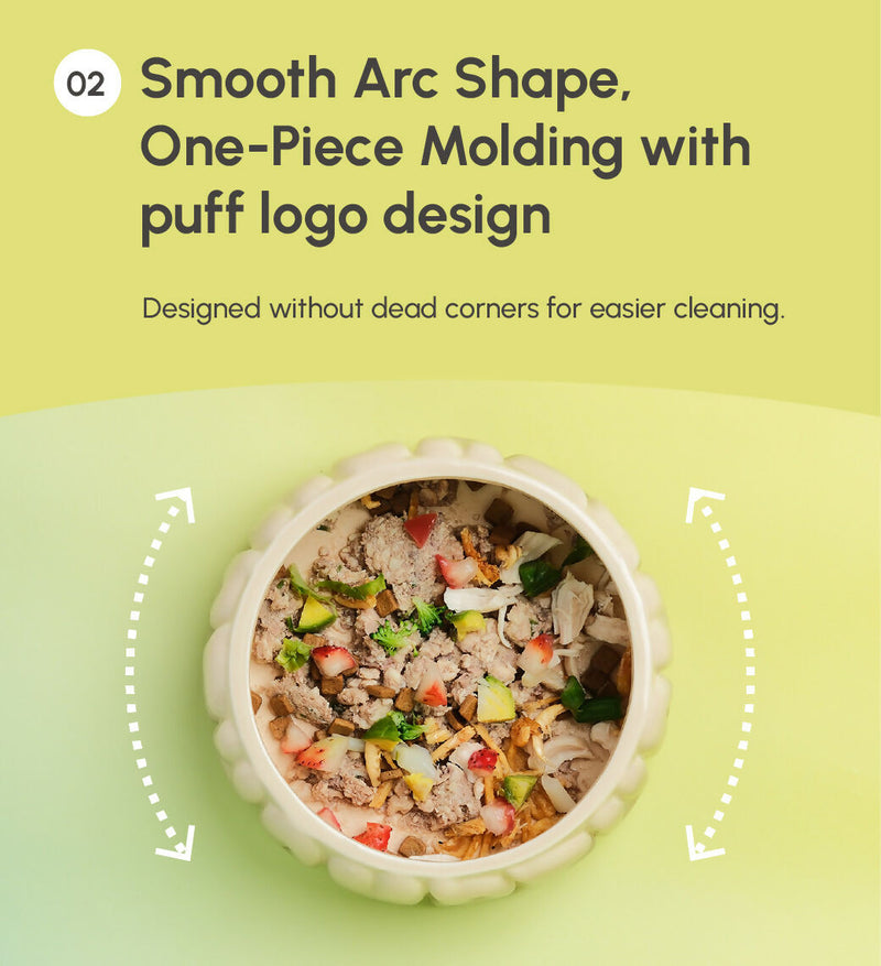 Puff Pet Bowl - Gradient Olive