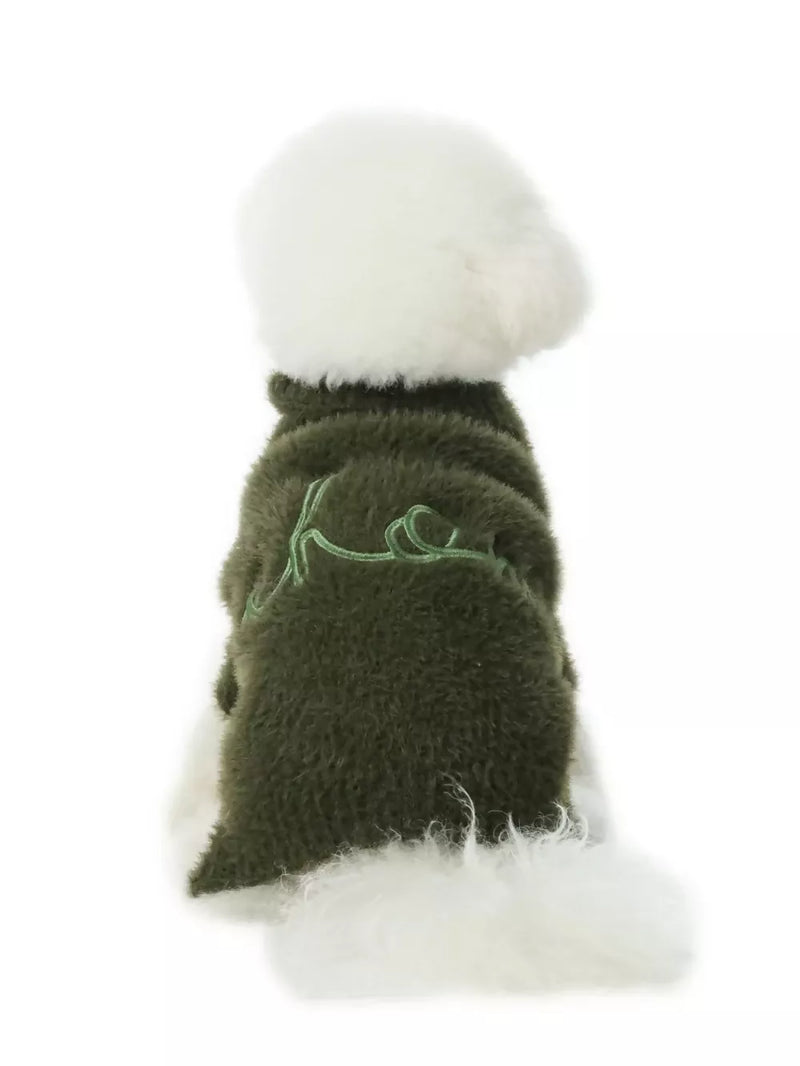 Eskimo Fuzzy Sweater Green Back 2
